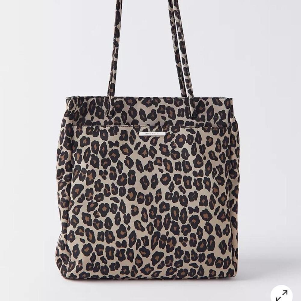 Nine West Vintage Leopard Bag Shoulder Bag Y2K